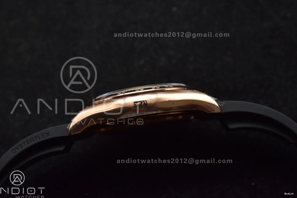 1:1 Edition Black QF Best Oysterflex SH4131 V6 Dial (Weighted) on Strap RG Daytona 126515 Diamonds 0519